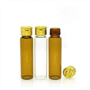 Vann cho Klè Amber Flacon 2ml 3ml 5ml 10ml 20ml Glass Oral likid boutèy Vann dirèk nan faktori